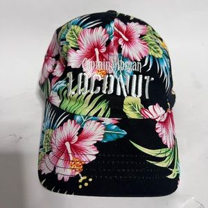 NWOT | Captain Morgan CocoLoco Hawaiian Floral Baseball Cap